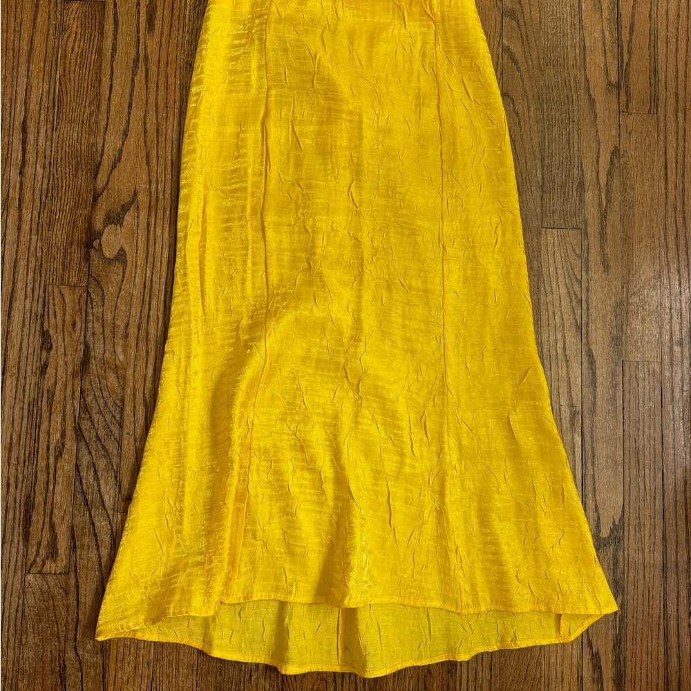 The Line by K Yellow Midi Skirt